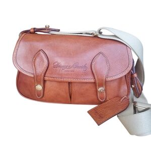 Dooney & Bourke Florentine Ellie Leather Crossbody Bag In Natural